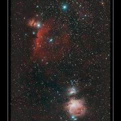 Nébuleuses dans Orion – © Christophe Gervier